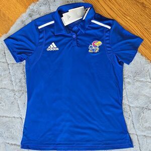 ADIDAS KU Jayhawks Polo, Women's Medium, New With Tags